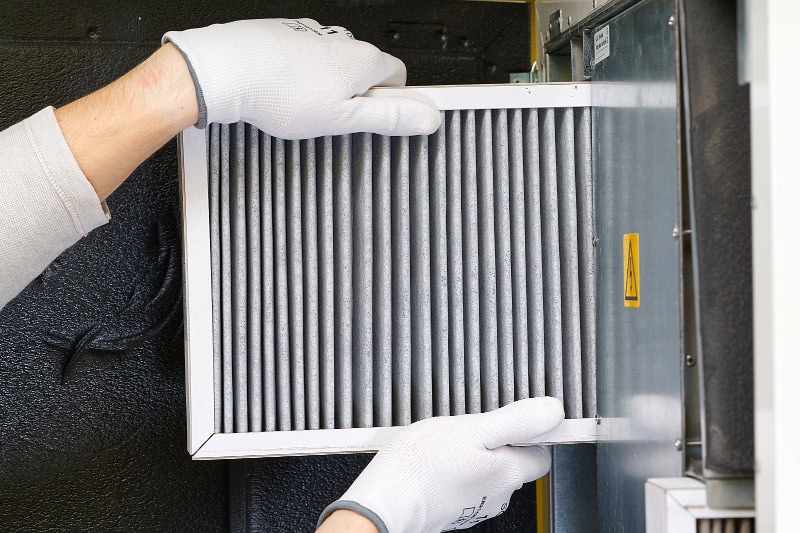 4 Reasons to Replace Your HVAC Air Filter. HVAC filter replacing.